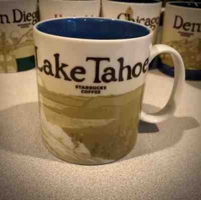 2012 Starbucks City Mug Global Icon Series Lake Tahoe 16oz Mug - Sold on eBay Jan, 25th 2020 for $22.00