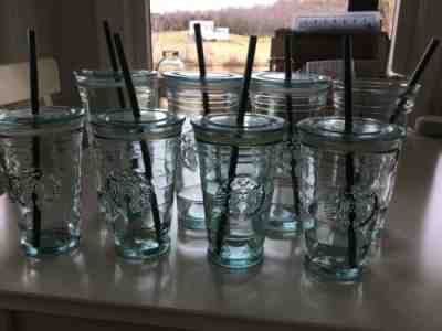 Starbucks recycled glass tumbler 20oz (4) and 16oz (4)  - Sold on eBay Jan, 25th 2020 for $100.00