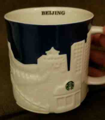 Starbucks Coffee Mug Global Icon BEIJING City Collector Series Mugs High Relief - Sold on eBay Jan, 25th 2020 for $31.59