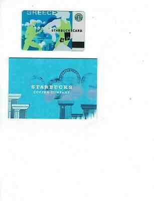 New Never Swipped Starbucks®  CARD & SLEEVE Greece Olympics 2004  - Sold on eBay Jan, 25th 2020 for $18.50