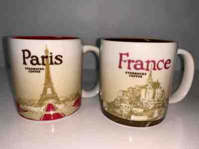 2 x Starbucks Coffee Collector Series Mug 3 fl oz 2010 Paris France - Sold on eBay Jan, 25th 2020 for $17.95