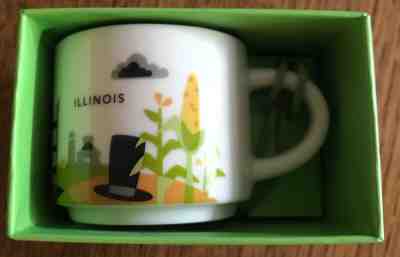 Starbucks Illinois IL You Are Here Mini Espresso Coffee Tea Mug Ornament 2oz NIB - Sold on eBay Jan, 25th 2020 for $19.99