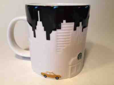 Starbucks New York City Taxi Skyline Relief Coffee Mug 16 Oz 2012 Collector NWT - Sold on eBay Jan, 25th 2020 for $34.99