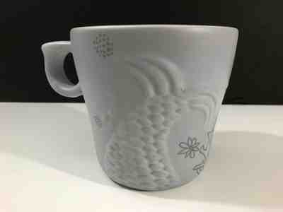 Starbucks Gray Mermaid Tail Relief Coffee Mug 2016 12 oz Ceramic - Sold on eBay Jan, 25th 2020 for $19.95