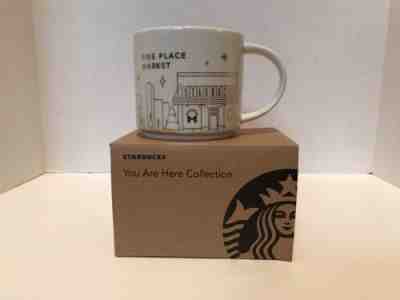 Starbucks You Are Here YAH Pike Place Market Gold Christmas Mug Cup 14 oz - Sold on eBay Jan, 25th 2020 for $110.00