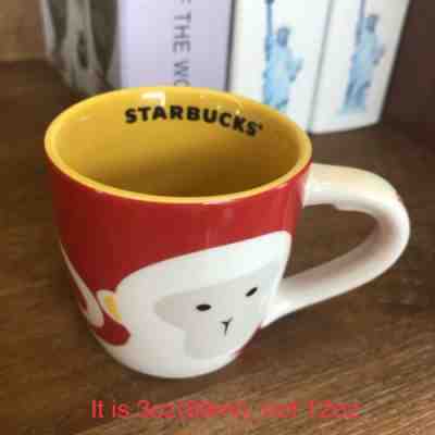 New China 2019 Starbucks Chinese New Year Monkey 3oz Zodiac Mug - Sold on eBay Jan, 25th 2020 for $29.99