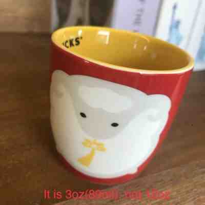 New China 2019 Starbucks Chinese New Year Goat 3oz Zodiac Mug - Sold on eBay Jan, 25th 2020 for $29.99