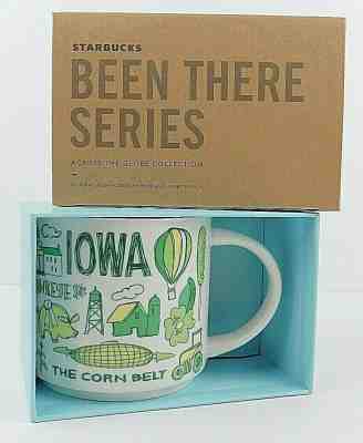 Starbucks Iowa Been There Series Coffee Mug Cup Collection 2018 New Original Box - Sold on eBay Jan, 25th 2020 for $36.99