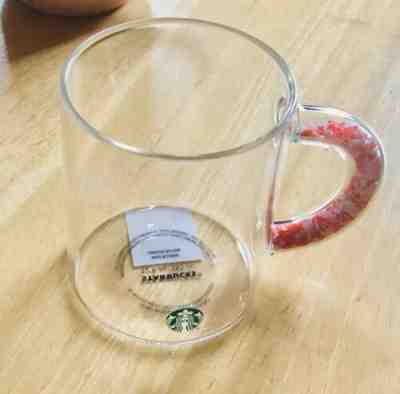 2020 Starbucks Confetti Hearts Handle Glass Mug Valentines Cup Brand New - Sold on eBay Jan, 25th 2020 for $24.99