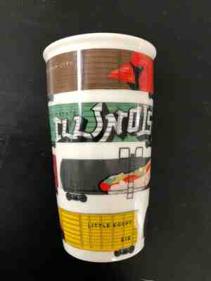 Starbucks Illinois, TRAINS, Travel Double Wall Ceramic Mug 12 oz (NWT) LIMITED - Sold on eBay Jan, 24th 2020 for $20.10