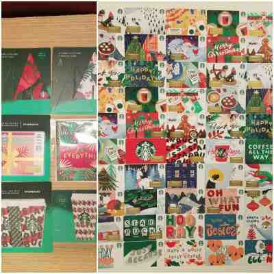 All 67 Christmas Holiday 2019 Starbucks gift card set full lot Complete set - Sold on eBay Jan, 24th 2020 for $19.97