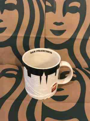 2012 Starbucks San Francisco 3D Skyline Relief Collector Series Mug - Sold on eBay Jan, 24th 2020 for $23.00