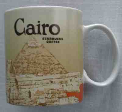 NEW RARE Starbucks MUG Global Icon Series CAIRO EGYPT 2013 HTF Pyramids of Giza - Sold on eBay Jan, 24th 2020 for $135.00
