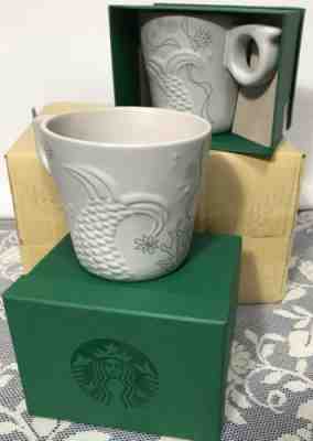 Starbucks 2016 Coffee Mug 12oz Mermaid Siren Tail Anniversary Boxed Lot of 2 NEW - Sold on eBay Jan, 22nd 2020 for $20.99