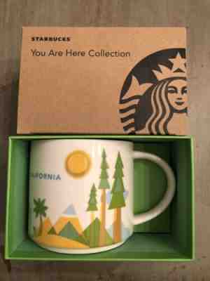 STARBUCKS~YOU ARE HERE COLLECTION CALIFORNIA COFFEE CUP  MUG~14 FL OZ~NEW W/BOX - Sold on eBay Jan, 22nd 2020 for $16.00