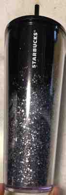 Starbucks 2019 Black Cascading Glitter Tumbler Holiday Christmas 24 oz (Limited) - Sold on eBay Jan, 22nd 2020 for $19.99