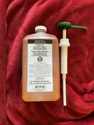 Starbucks Pumpkin Spice Latte Syrup  With Pump. New! Rare! - Sold on eBay Jan, 22nd 2020 for $56.00