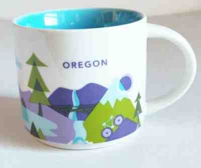 Starbucks Coffee Oregon 2016 Espresso Mug Cup YAH You Are Here Collection - Sold on eBay Jan, 26th 2020 for $17.39