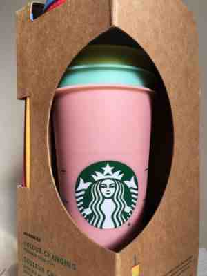 NEW Starbucks COLOR CHANGING COLD CUPS Set of 5 Cups w Lids & Straws 2019 - Sold on eBay Jan, 26th 2020 for $75.00