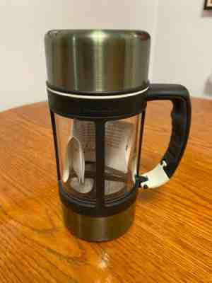 NEW STARBUCKS FRENCH PRESS Stainless Copper Travel Coffee Pot w/ Handle 24 oz - Sold on eBay Jan, 26th 2020 for $34.95