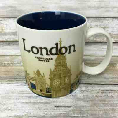 Starbucks 2011 LONDON Collectors 16 oz City Global Icon Mug Coffee Cup - Sold on eBay Jan, 26th 2020 for $15.99
