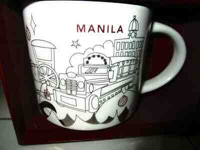 2019 STARBUCKS CHRISTMAS Holiday Manila MUG 14 OZ YAH You Are Here MAROON box - Sold on eBay Jan, 26th 2020 for $19.99
