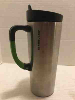 Collectible 2012 Starbucks 16 oz. Stainless Steel Travel Mug with Lid and Handle - Sold on eBay Jan, 26th 2020 for $24.99