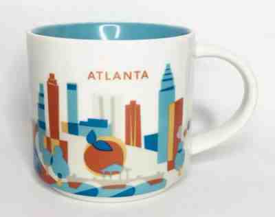 2014 Starbucks ATLANTA You Are Here Collection YAH Coffee Cup Mug 14 oz - Sold on eBay Jan, 26th 2020 for $26.99