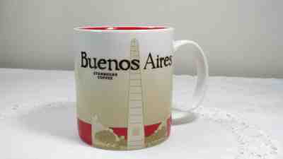 STARBUCKS BUENOS AIRES ARGENTINA GLOBAL CITY ICON COLLECTOR’S MUG 16 OZ. 2014 - Sold on eBay Jan, 26th 2020 for $37.45