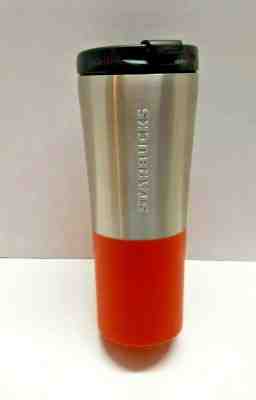 2017 Starbucks Orange Stainless Steel Tumbler 12 Ounce (B) - Sold on eBay Jan, 26th 2020 for $16.95