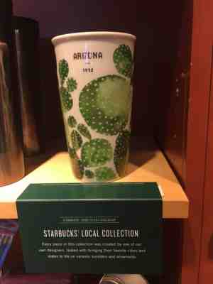 2017 Starbucks Local Collection ARIZONA Double Wall Traveler Tumbler CACTUS Mug - Sold on eBay Jan, 26th 2020 for $46.89