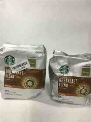 Starbucks Breakfast Blend Medium Roast Ground Coffee, 28-ounce (Bag 2 bags) - Sold on eBay Jan, 26th 2020 for $23.20