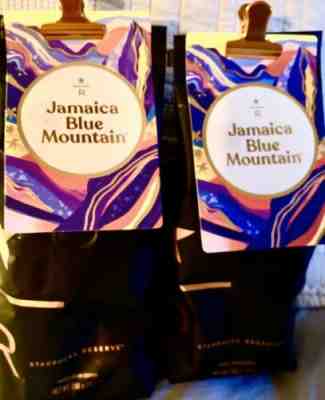 Starbucks Reserve Coffee Beans 2 Small Lot Bags JAMAICA BLUE MNTN 8.8oz/ea NIB