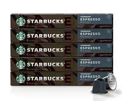 Starbucks by Nespresso, Espresso Dark Roast 50-count single serve capsules, (A) - Sold on eBay Jan, 26th 2020 for $31.99