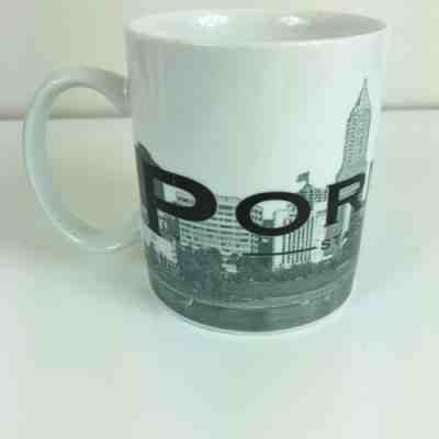 STARBUCKS Skyline Series Coffee Mug Cup Portland Oregon The City of Roses 2002 - Sold on eBay Jan, 26th 2020 for $16.99
