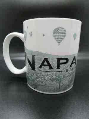 2002 Starbucks Napa Valley Skyline Series Barista Series One 18oz Coffee Mug