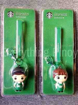 Starbucks Philippines BARISTA BOY & GIRL Keychains Set of 2 2020 Release - Sold on eBay Jan, 26th 2020 for $19.99