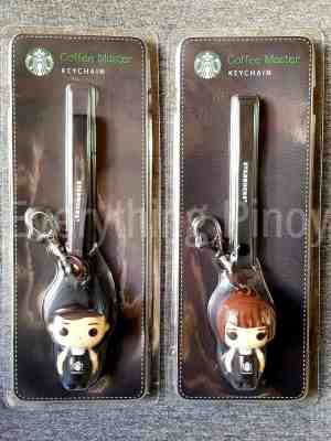Starbucks Philippines COFFEE MASTER BARISTA BOY & GIRL Keychains Set of 2 NEW - Sold on eBay Jan, 26th 2020 for $19.99