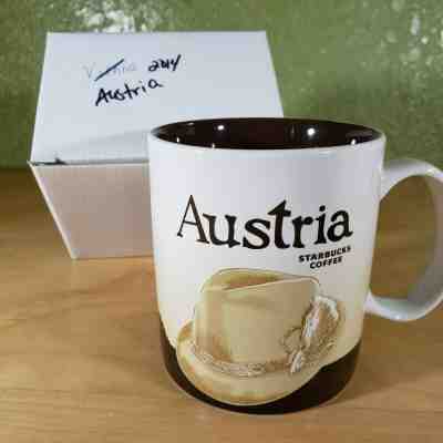 [NIB & NWT] Starbucks Coffee Mug AUSTRIA Global City Icon Collector Series D/C - Sold on eBay Jan, 26th 2020 for $46.95