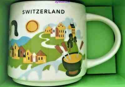 US SELLER - Brand New In Box Starbucks You Are Here Coffee Switzerland MUG Cup - Sold on eBay Jan, 25th 2020 for $37.99