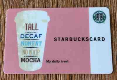 Starbucks card Custom card 2007  - Sold on eBay Jan, 25th 2020 for $77.00
