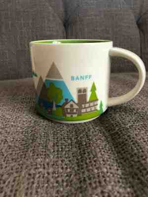 Starbucks Banff You Are Here Coffee Mug Cup 14 Oz Stackable 2013 Collection YAH - Sold on eBay Jan, 25th 2020 for $15.00