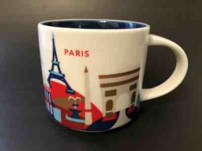 Starbucks Paris Mug YAH Eiffel Tower France Coffee Cup You Are Here Collection - Sold on eBay Jan, 25th 2020 for $23.29