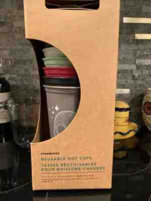Starbucks Reusable Hot Cup Collection - Pack of 6 (Halloween, 2019) - Sold on eBay Jan, 27th 2020 for $16.00