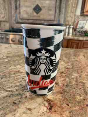 STARBUCKS INDIANA 12 Oz Ceramic Tumbler Mug Coffee Cup State Collection PERFECT - Sold on eBay Jan, 27th 2020 for $15.00