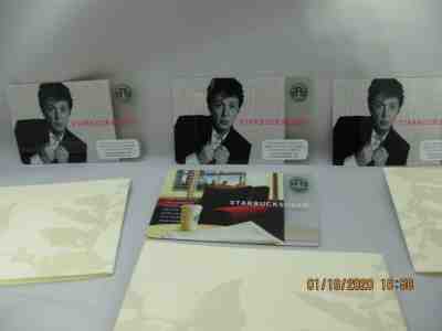 Paul McCartney OOP 3 Starbucks Coffee Gift Cards 2007 and 1 red sofa 2004 - Sold on eBay Jan, 27th 2020 for $18.00