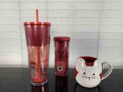 Starbucks Lunar New Year 2020 Tumbler Mug Bundle X 3 Pieces, Complete Set - Sold on eBay Jan, 27th 2020 for $41.00