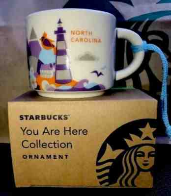 Starbucks You Are Here YAH North Carolina Collectable Mini Mug ornament 2 oz NIB - Sold on eBay Jan, 27th 2020 for $16.00