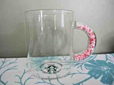 NEW 2020 Starbucks Confetti Hearts Handle Glass Mug Valentines Cup FREE SHIP - Sold on eBay Jan, 27th 2020 for $28.00