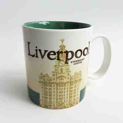 Original Starbucks City Mug 16 oz Global icon city LIVERPOOL England Series 2016 - Sold on eBay Jan, 27th 2020 for $21.00
